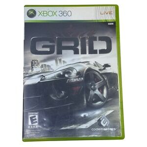 GRID Xbox 360 Racing‎ Game Disc Case Manual